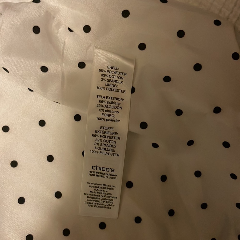 CHICO'S Textured Moto Cream Jacket - Chico's Size 0/Small - Picture 8 of 8